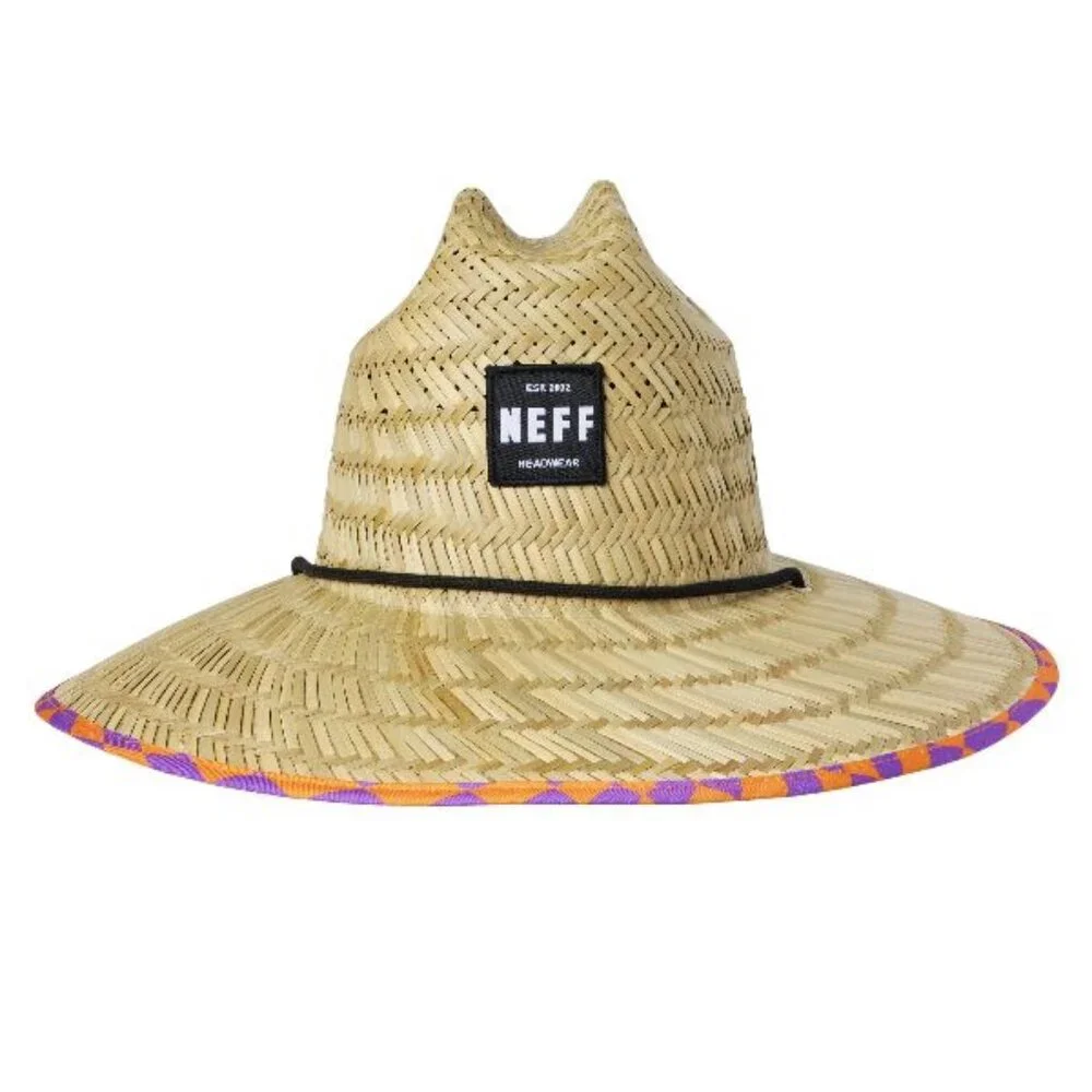 Neff Sunslayer Lifeguard Adult Straw Hat New With Tags